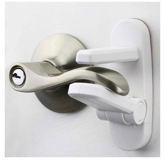 Door Lever Lock (3 Pack) Prevents Toddlers from Opening Doors. - Picture 1 of 2